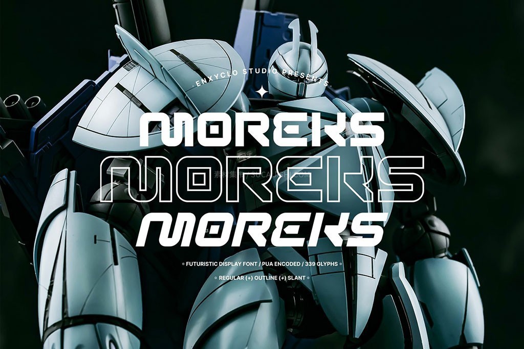 16款现代感英文海报标题字体合集